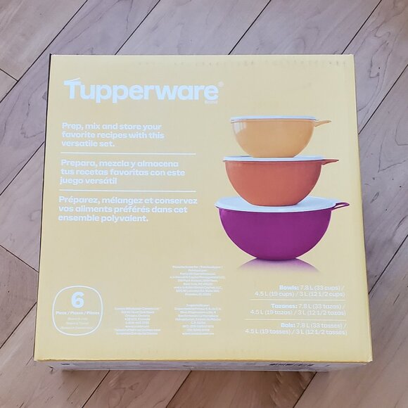 Brand NEW* Tupperware Thatsa Bowl 6 piece set!
